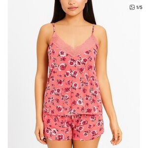 Thalia Sodi Washed Poppy Cami Shorts Set